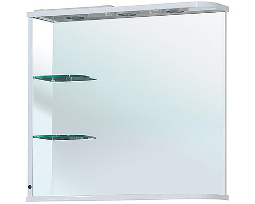 Зеркало Bellezza Рио 70 L 4613611062013 с подсветкой Белое