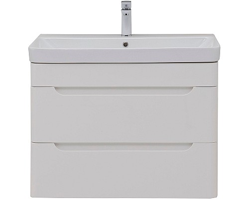 Тумба под раковину Aquanet София 80 274002 подвесная Белый глянец