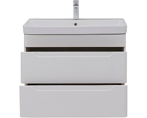 Тумба под раковину Aquanet София 80 274002 подвесная Белый глянец
