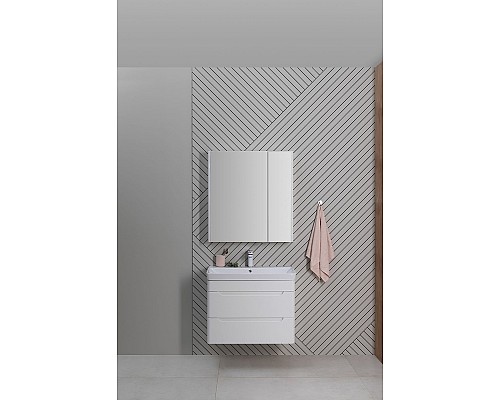 Тумба под раковину Aquanet София 80 274002 подвесная Белый глянец