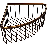 Полка корзина Bemeta Amber 155208312 угловая Медное золото матовое