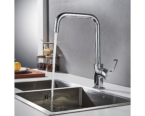 Смеситель для кухни Rossinka RS46-23 Хром