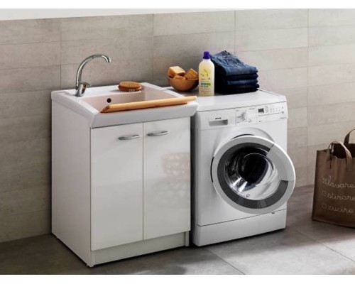 Тумба под хозяйственную раковину Hatria Complementi 60x51x88 Белая