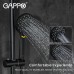 Душевая система Gappo G90 с термостатом Черная матовая