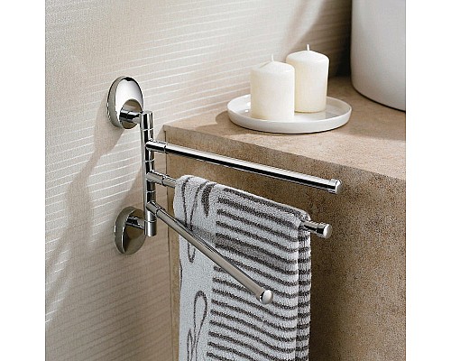 Полотенцедержатель Haiba HB1613 тройной поворотный Хром