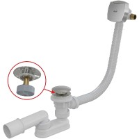 Слив-перелив Alcaplast Click-Clack Хром
