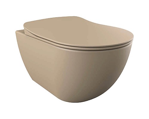 Унитаз биде Creavit Free FE322-00CM00E-0000 подвесной Капучино без сиденья