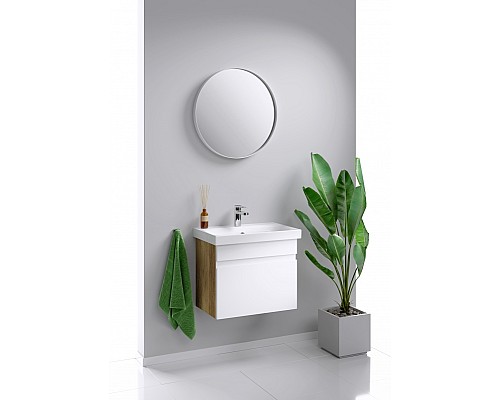 Тумба под раковину Aqwella Smart 60 SRT0106DB подвесная Дуб балтийский