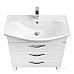 Тумба под раковину Ария 80 Н белый Aquaton 1A141301AA010