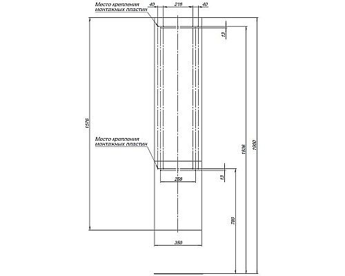 Шкаф-пенал Aquanet 00240197