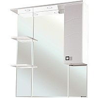 Зеркало со шкафом Bellezza Джулия 75 R 4611212001011 с подсветкой R Белое