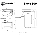 Раковина Paola Siena 60x50 на стиральную машину Белая глянцевая
