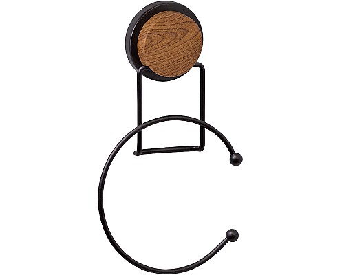 Кольцо для полотенца Fixsen Magic Wood FX-46011 Черный матовый