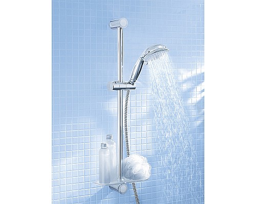 Душевой гарнитур Grohe с полочкой, душевая штанга 28593002 600 м