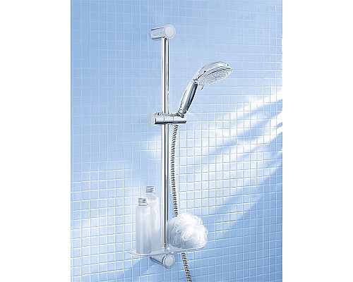 Душевой гарнитур Grohe с полочкой, душевая штанга 28593002 600 м