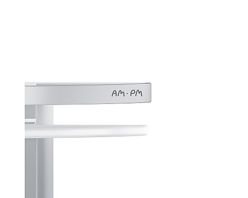 Стеклянная полка AM.PM Sense L A7456200 угловая Серебристая