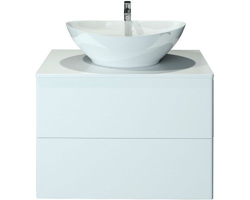 Тумба под раковину Orange Otto Ot-75TuMDF подвесная Белый глянцевый