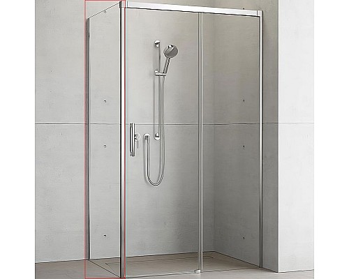Душевая стенка Radaway Idea S1 80 L 387051-01-01L профиль Хром стекло прозрачное