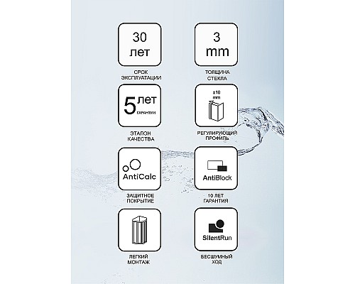 Душевой уголок Ravak Supernova SKKP6-90 90x90 3207O102Z1 профиль Белый стекло Transparent