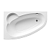 Акриловая ванна Ravak ASYMMETRIC C461000000 105 L белая