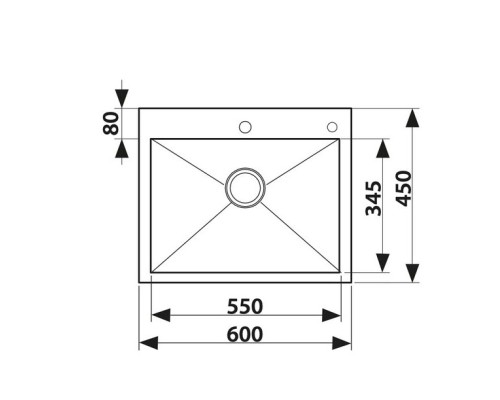 Кухонная мойка Kaiser KSM-6046 Black