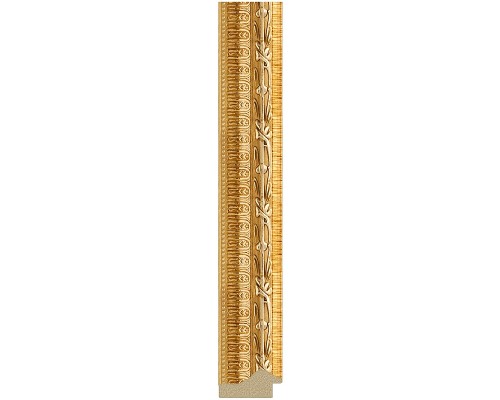 Зеркало Evoform Definite 72х72 BY 1023 в багетной раме - Сусальное золото 47 мм