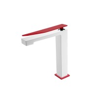 Смеситель для раковины BohemeArmadi Art Q White-Red
