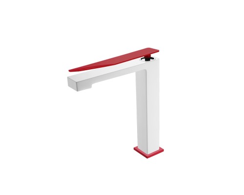 Смеситель для раковины BohemeArmadi Art Q White-Red