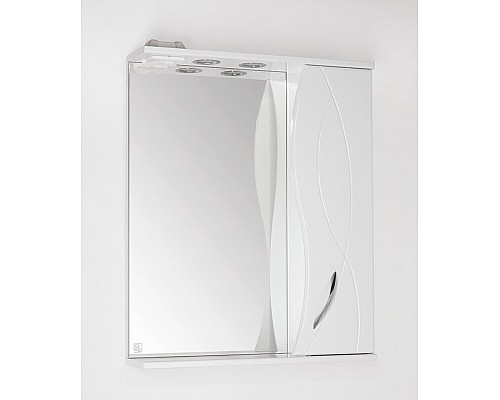 Зеркальный шкаф Style Line Амелия 65 со светом ЛС-00000013 со светом