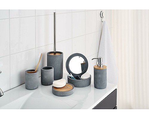 Стакан для зубных щеток Ridder Cement 2240107 Серый