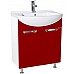 Тумба под раковину Bellezza Альфа 65 4638810000031 Белая Красная