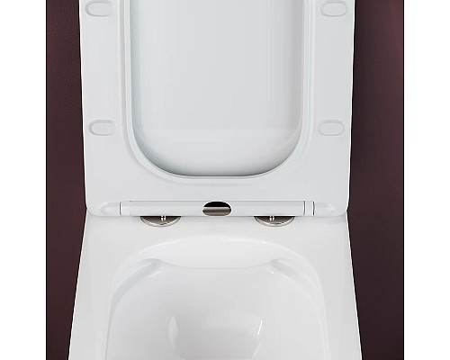 Комплект унитаза с инсталляцией Ceramica Nova Metric CN3007_1001B_1000 с сиденьем Микролифт и Черной матовой клавишей смыва