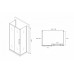 Душевой уголок Abber Schwarzer Diamant 170x100 Хром