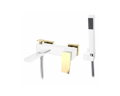 Смеситель для ванны,для душа   Boheme Q 143-WG.2 белый