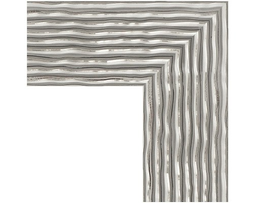 Зеркало Evoform Definite 100х80 BY 3281 в багетной раме - Волна хром 90 мм