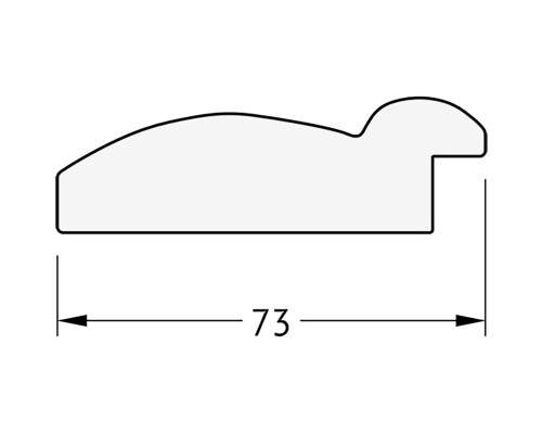 Зеркало Evoform Exclusive 173х113 BY 1216 с фацетом в багетной раме - Серебряный бамбук 73 мм