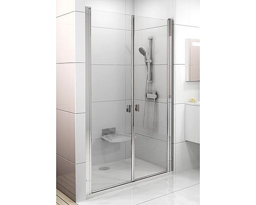 Душевая дверь Ravak Chrome 0QVGC10LZ1 120 белый прозрачный