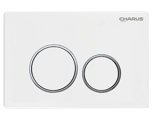 Клавиша для инсталляции CHARUS Spazio FP.330.11.01, белое сияние