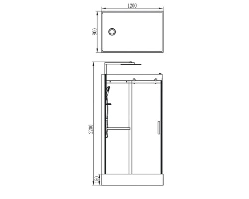 Душевая кабина Orans OLS-SR8629 ED REVERSIBLE