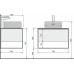 Тумба под раковину Jorno Steal 75 Ste.01.75/P/Da подвесная Древесный аттик Черная
