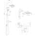 Душевая система Agger A2994000 Хром
