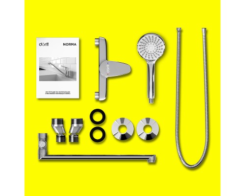 Смеситель для ванны Dorff Norma D1095000 универсальный Хром