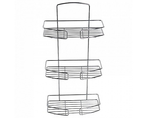 Полка трехъярусная прямая Milardo, проволока стальная 013W030M44