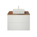 Тумба под раковину Orange Otto Ot-75TuWOOD подвесная Белый Ясень