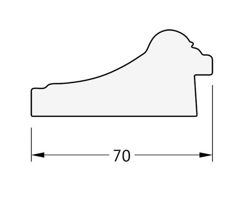 Зеркало Evoform Exclusive-G 123х53 BY 4047 с гравировкой в багетной раме - Состаренная бронза с плетением 70 мм