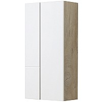 Подвесной шкаф Aquaton Мишель 43 1A243903MIX40 Дуб эндгрейн Белый