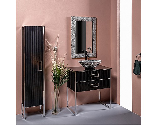 Зеркало AURA 60x90 серебро, с подсветкой