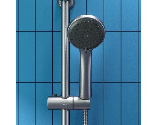 Душевой гарнитур Dorff Logic D0103000SS Нержавеющая сталь