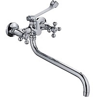 Смеситель для ванны Haiba HB2619-3 универсальный Хром