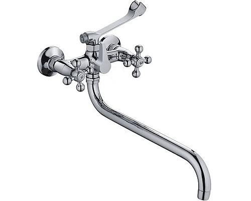 Смеситель для ванны Haiba HB2619-3 универсальный Хром